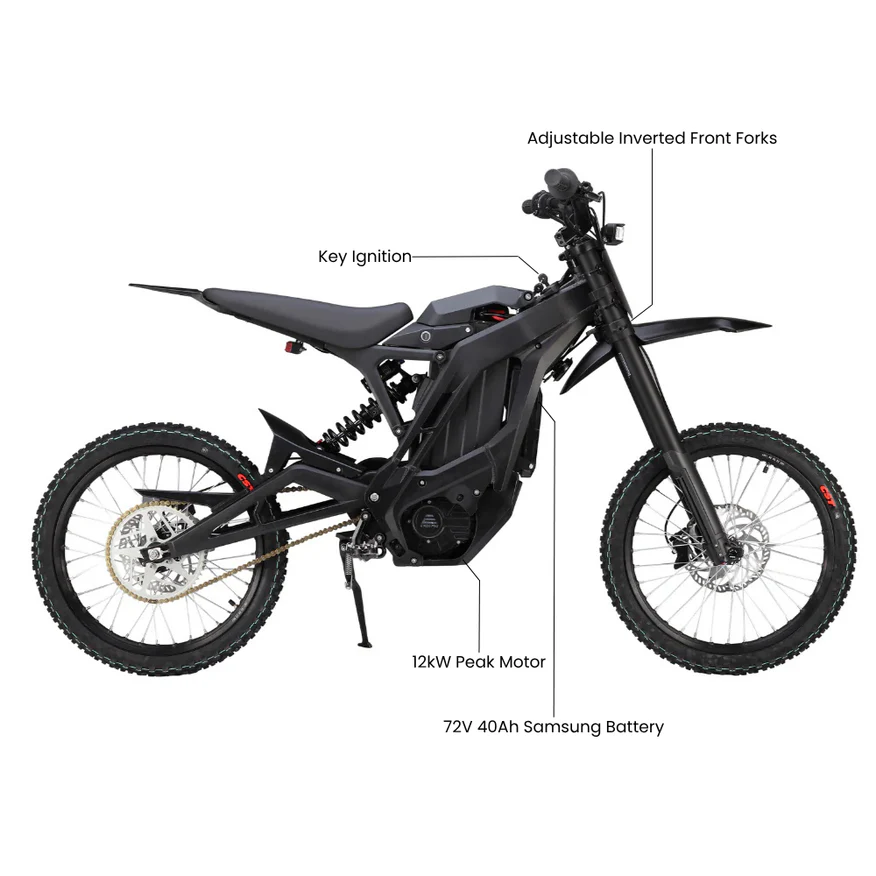 E Ride Pro SS 2.0 – Long Range Electric Dirt EBike 72V